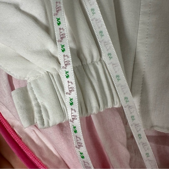 Lilly Pulitzer Silk Cotton Mini Strapless Dress Size 2 Y2K - Picture 8 of 9